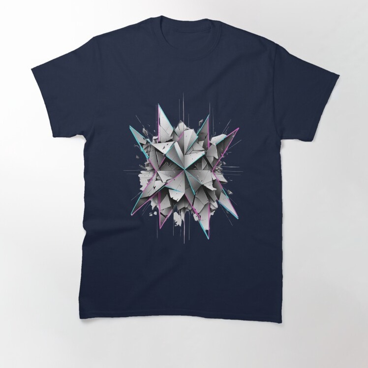 Broken Geometries Classic T-Shirt