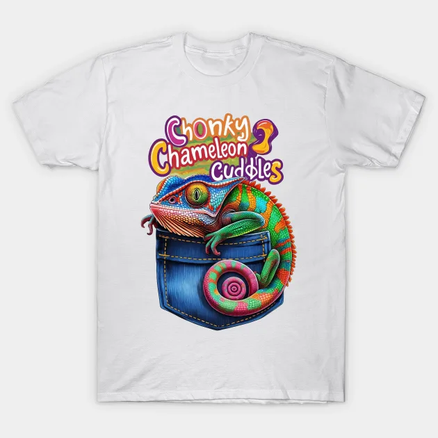 Chonky Chameleon Cuddles T-Shirt