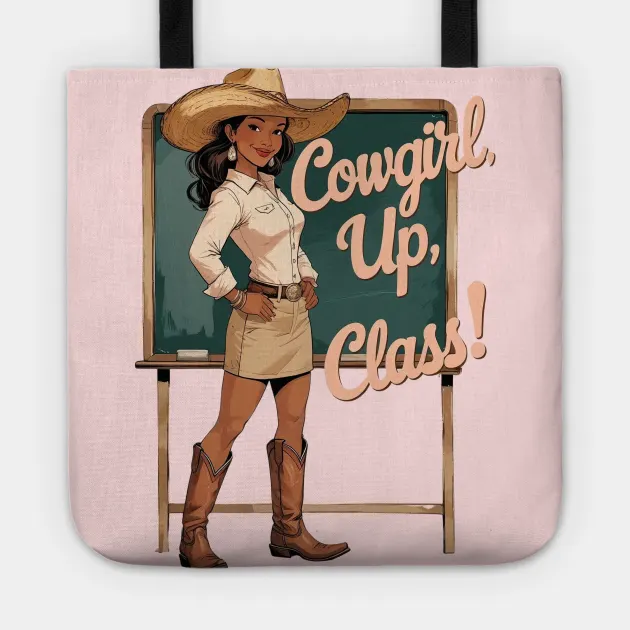 Cowgirl Up, Class! Tote