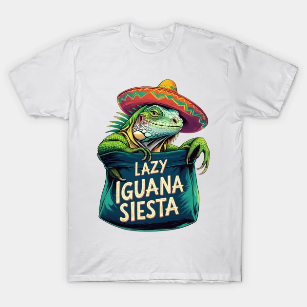 Lazy Iguana Siesta T-Shirt