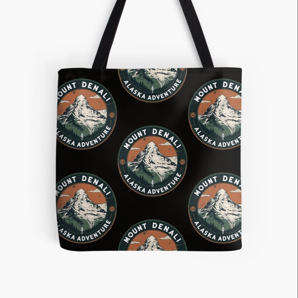 Mount Denali Alaska Adventure Tote
