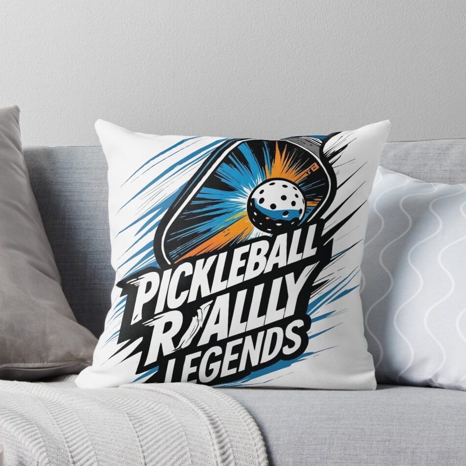 Pickleball Rally Legends Pillow
