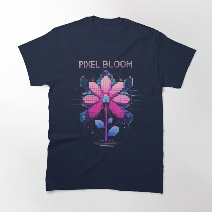 Pixel Bloom Classic T-Shirt