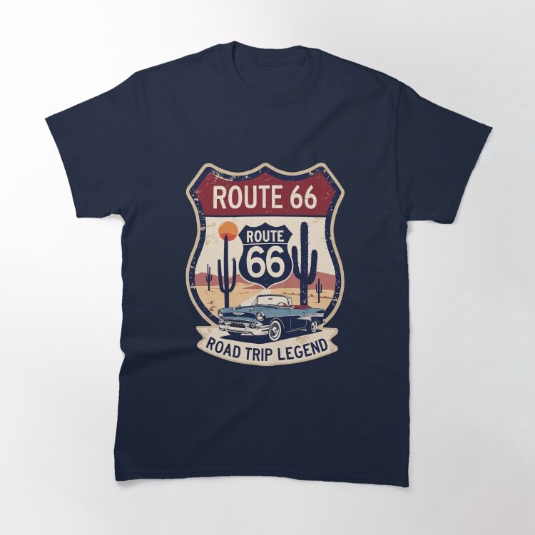 Route 66 Road Trip Legend Classic T-Shirt