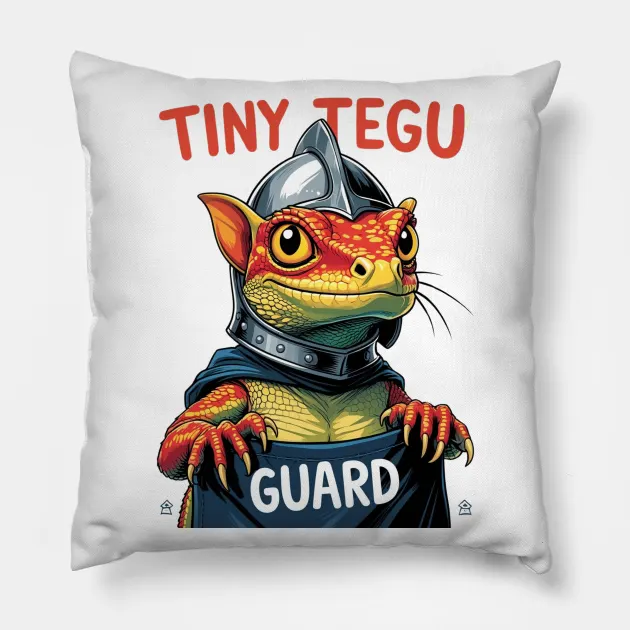 Tiny Tegu Guard Pillow