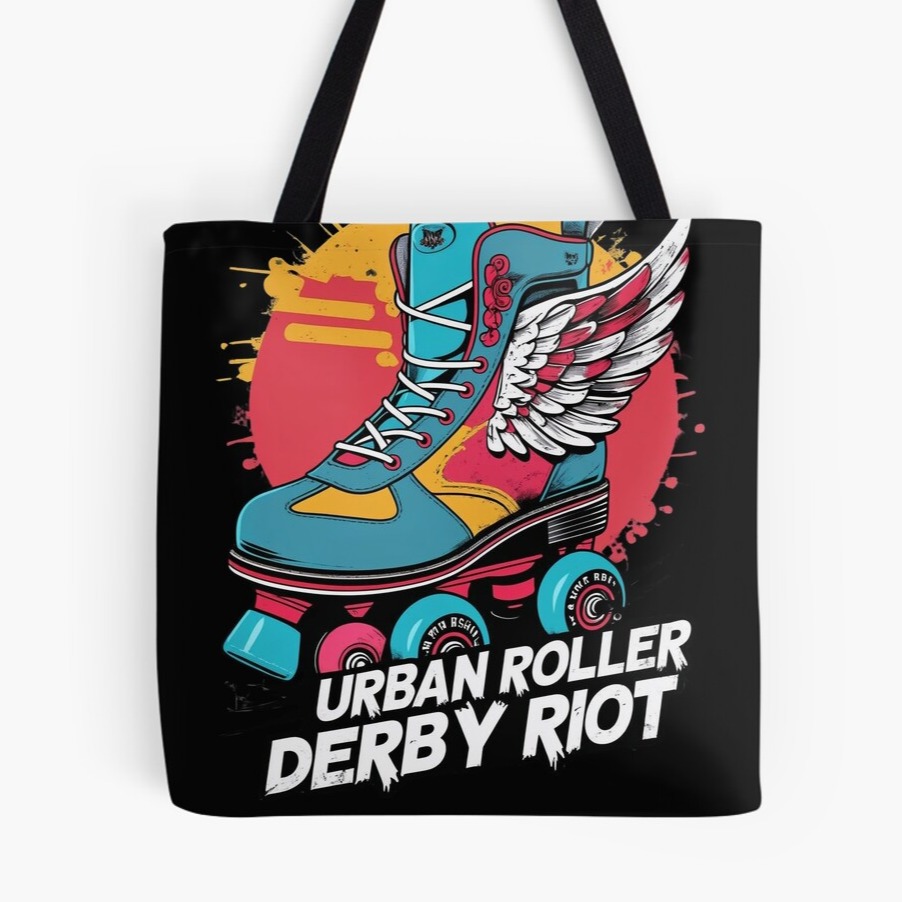 Urban Roller Derby Riot Tote Bag